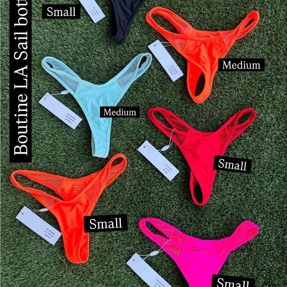 Boutine LA Adult Bottoms - Orange, Red, Pink, Blue - small and medium sizes